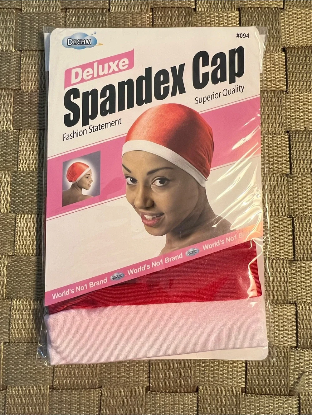 Dream Deluxe Spandex Cap - Red & White